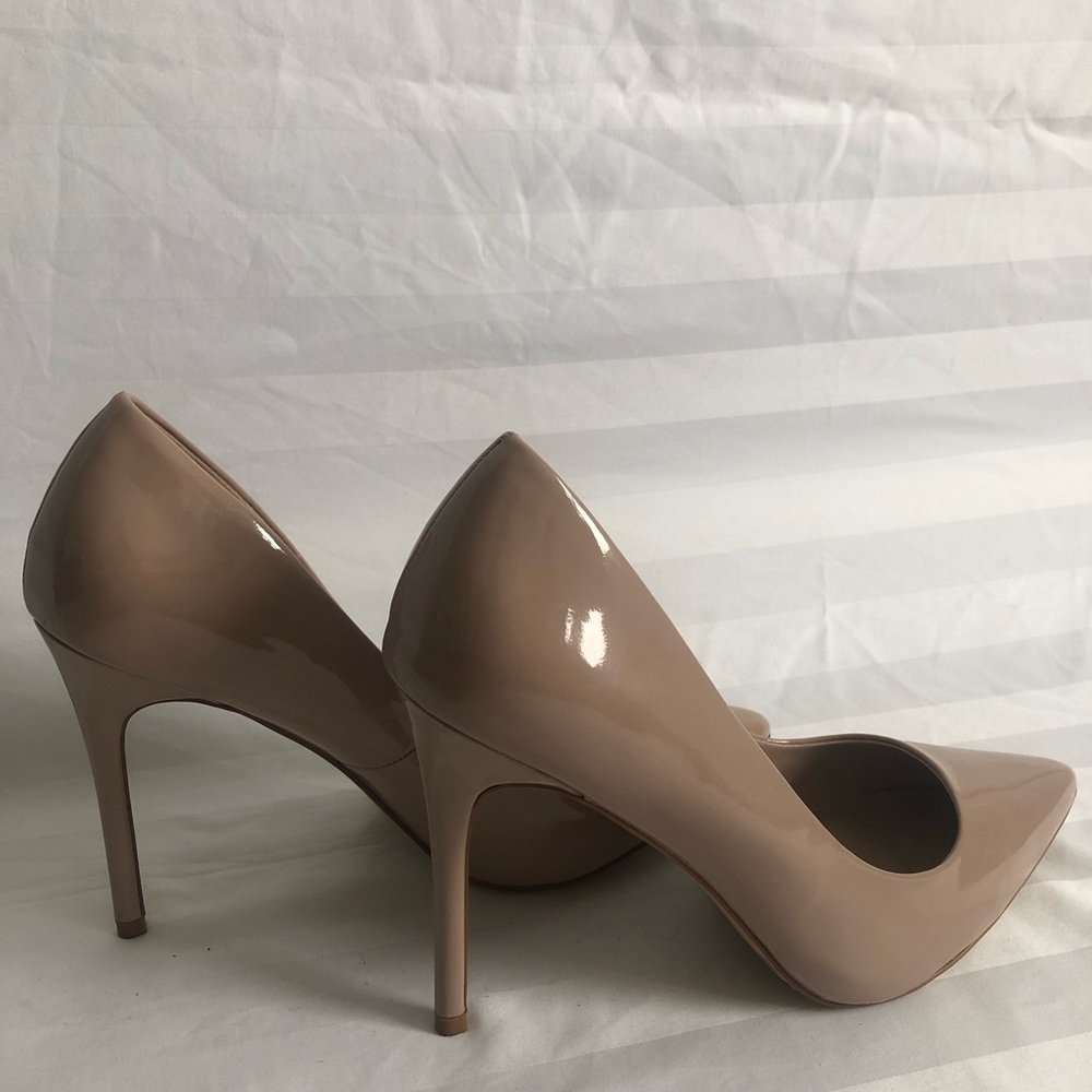 Glossy Nude Heels